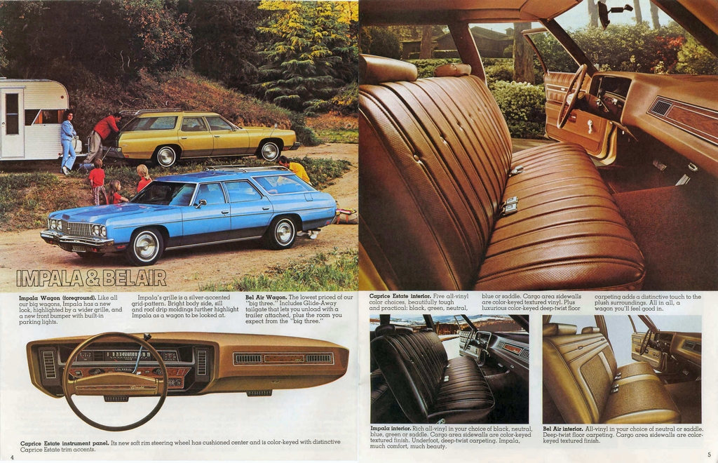 1973 Chevrolet Wagons Brochure Page 6